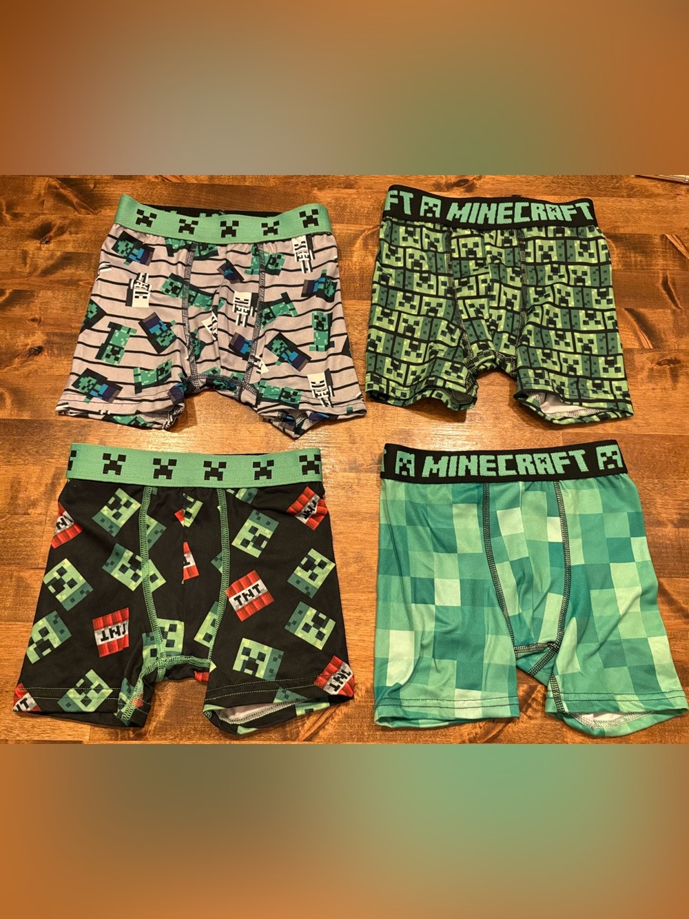 Minecraft boys underwear NWOT size 4